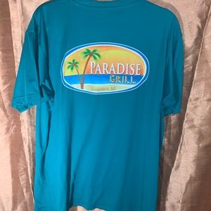Paradise grill quick dry t-shirt large